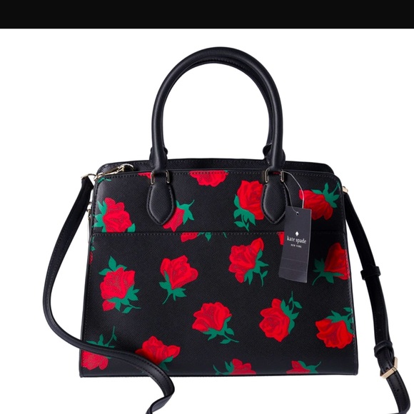 NWT Kate Spade Madison Rose Satchel Bag - Picture 3 of 7
